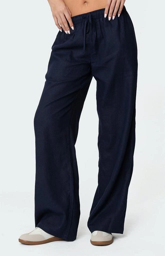 Edikted Yasmine Linen Look Pants 2