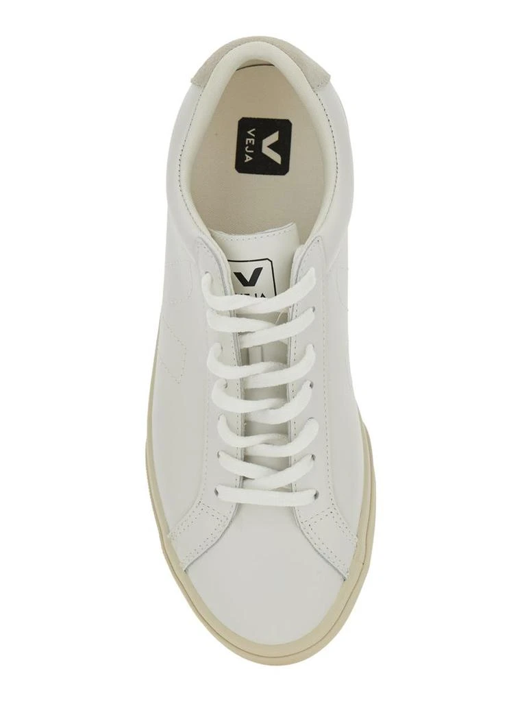 Veja 'Esplar' White Sneakers With Logo On The Tongue In Leather Woman 4