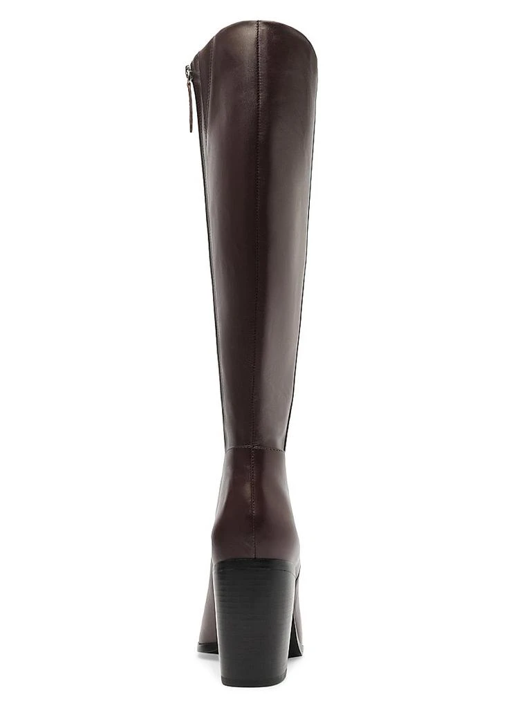 Schutz Mikki 85MM Block-Heel Leather Boots 7