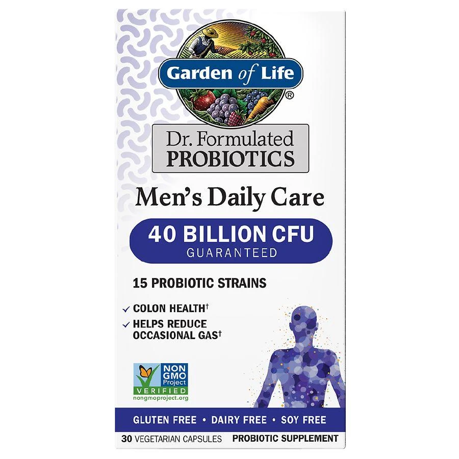 Garden of Life Dr. Formulated Men's Daily Care Probiotic Capsules 1