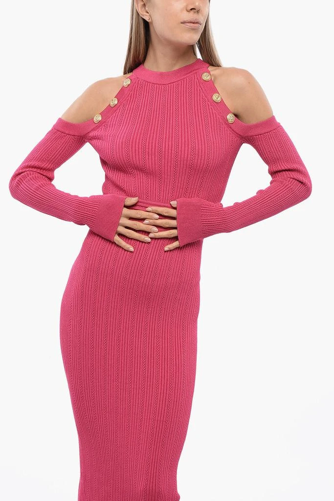 off the shoulder long bodycon dress LONG SLEEVE OFF-SHOULDER MAXI DRESS
