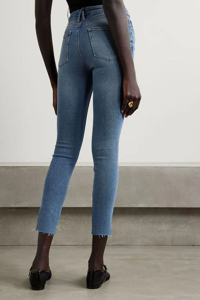 Good American Good Legs high-rise slim-leg jeans 4
