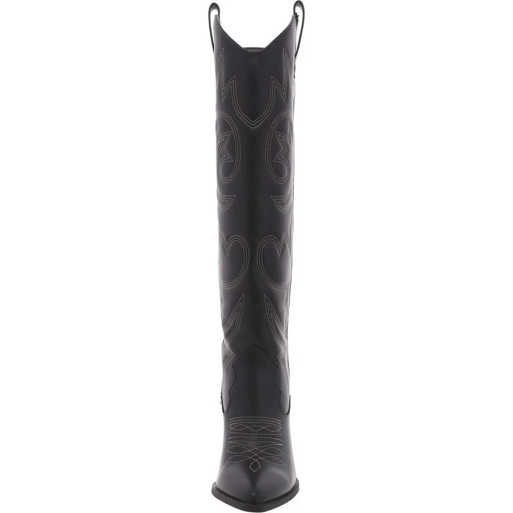Steve Madden Lincoln Womens Faux Leather Block Heel Knee-High Boots 3