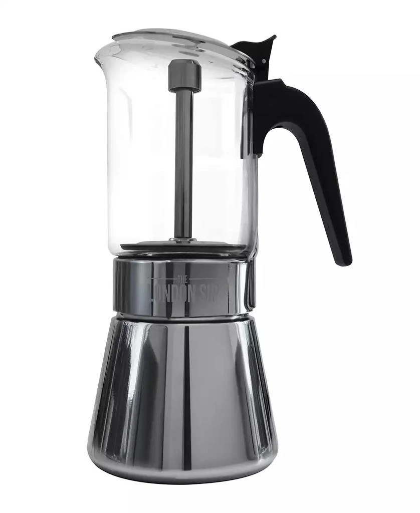 London Sip Stainless Steel 3-Cup Espresso Maker