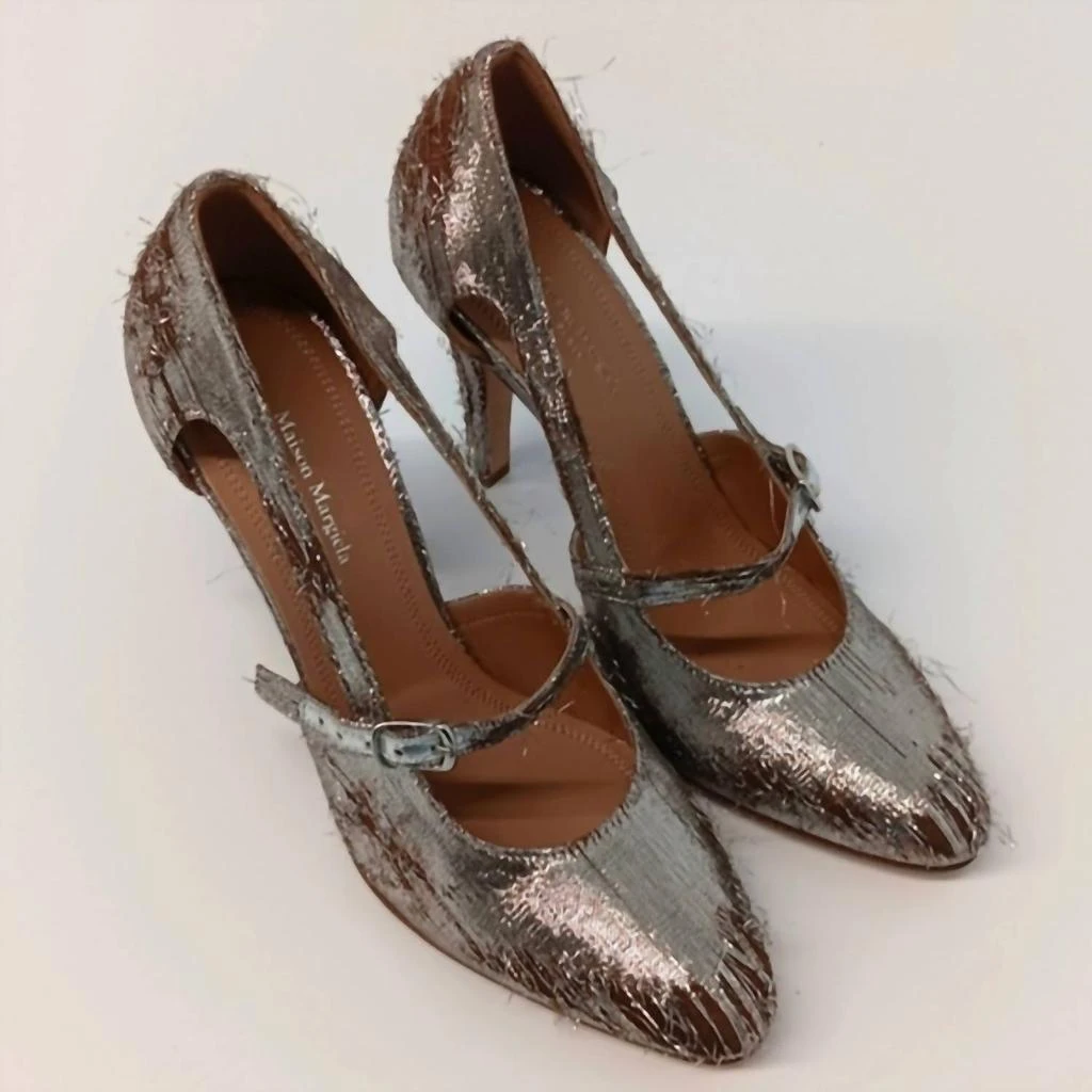 MAISON MARGIELA Maison Margiela - Women
s Bleach Lurex Mary-jane Pumps 1