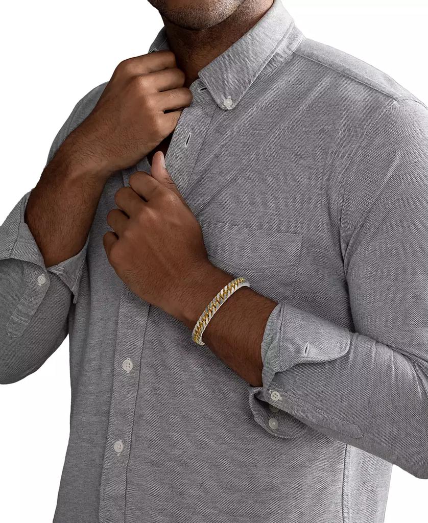 Esquire Men's Jewelry Two-Toned Curb Link Chain Bracelet, Exclusively for Macy's
