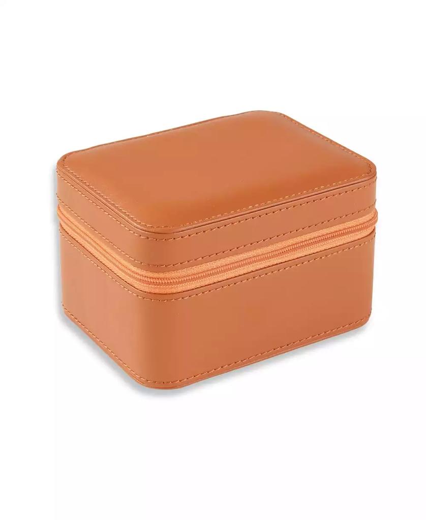 Bey-Berk Genuine Leather Two Watch Storage Case