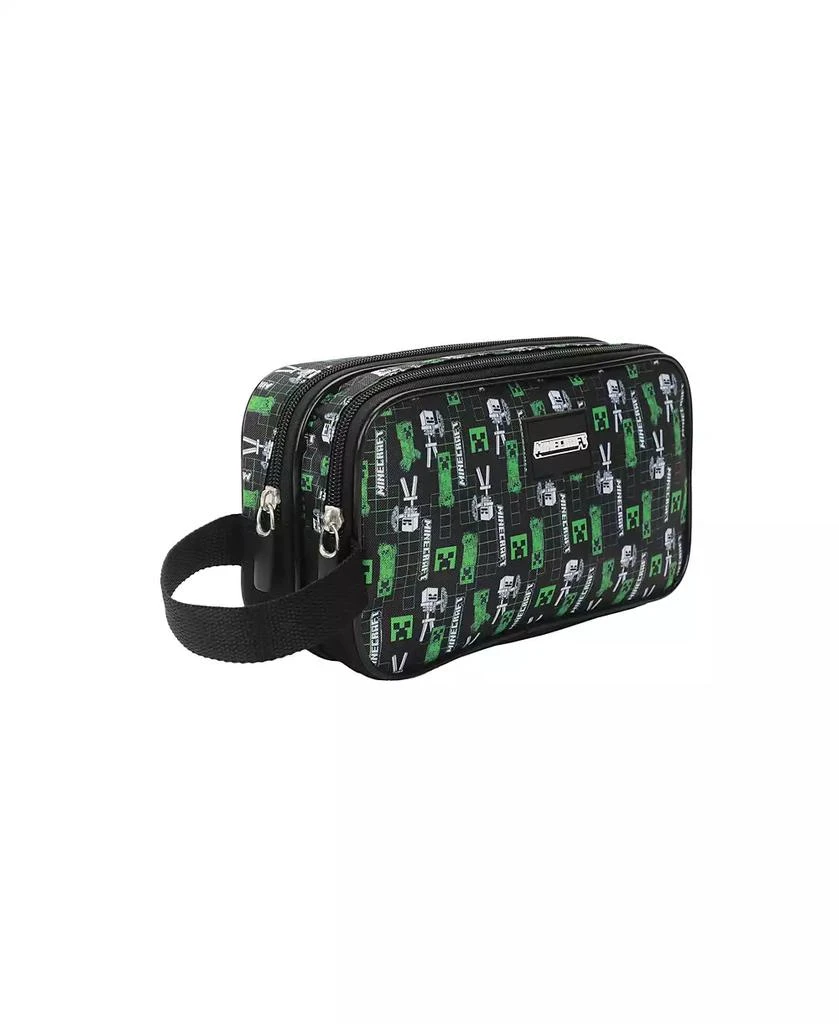 Minecraft Creepers Dual-Compartment Utility Case With Webbing Pull Handle 4