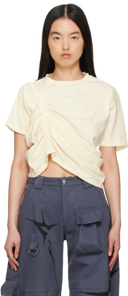 Collina Strada Gray Clover T-shirt - T-Shirts - Save Extra Collina Strada Gray Clover T-shirt - T-Shirts - Save Extra