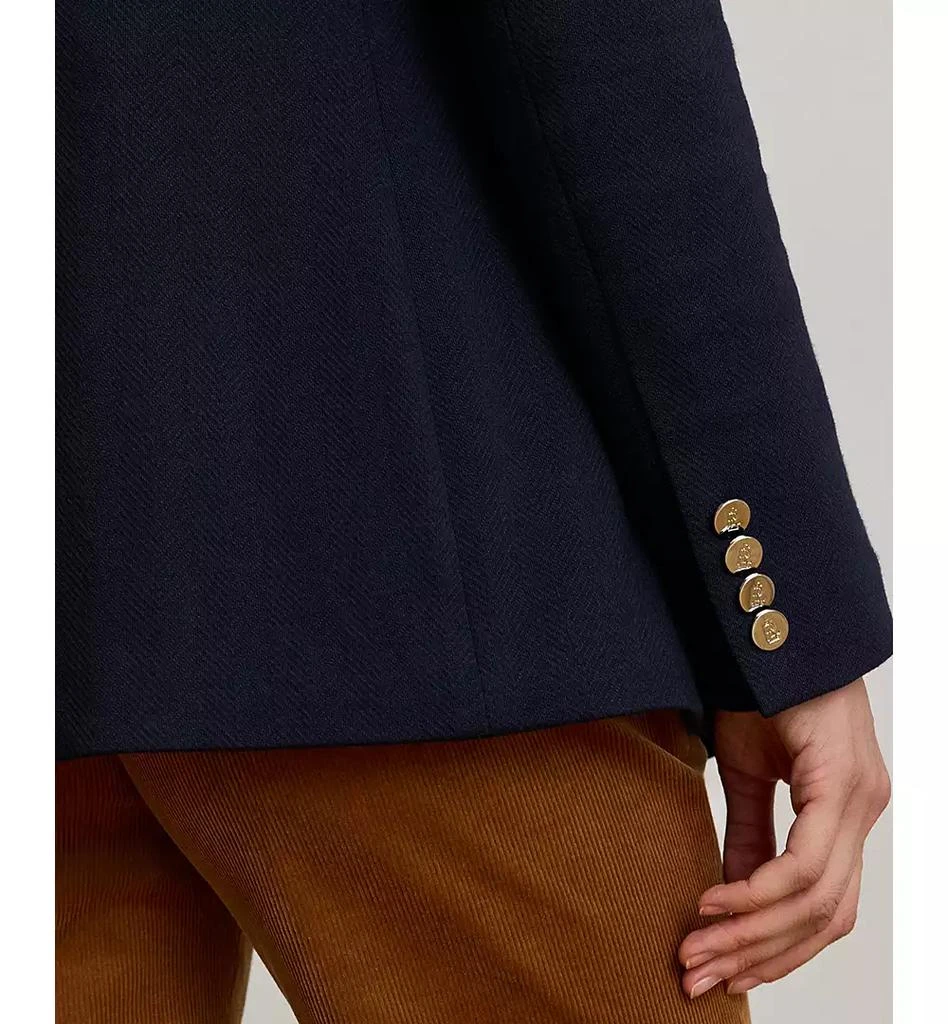 Ralph Lauren Women's Buckle-Trim Herringbone Jacquard Blazer, 0P-1 3