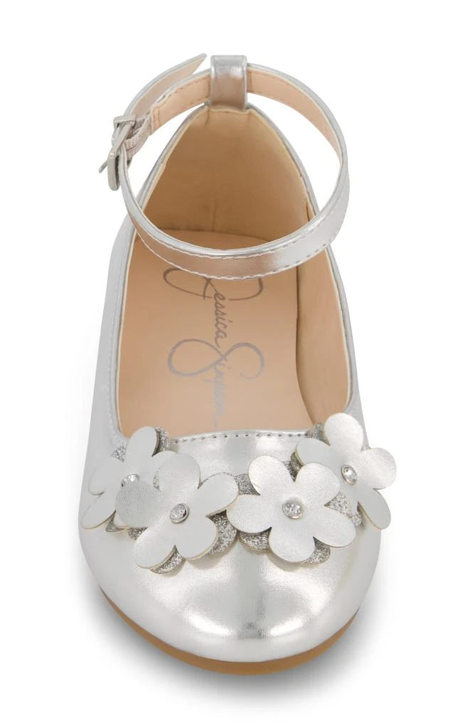 Jessica Simpson Kids' Amy Petal Ankle Strap Flat 2