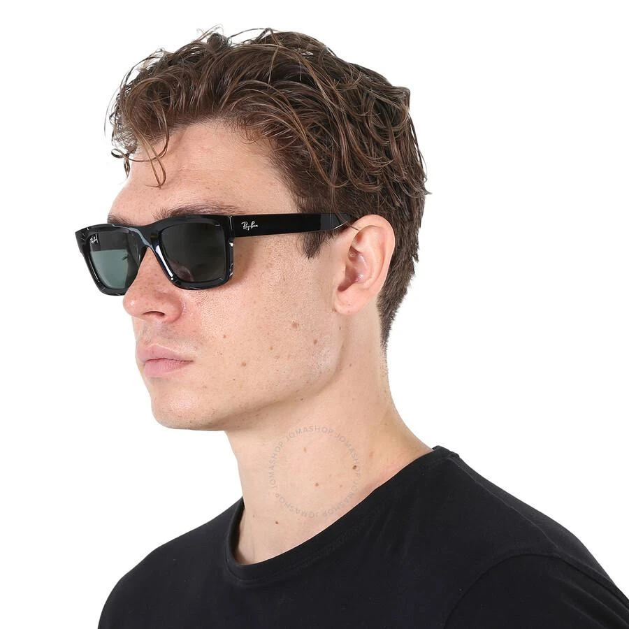 Ray-Ban Warren Bio Based Dark Green Classic Rectangular Unisex Sunglasses RB4396 667771 54 2