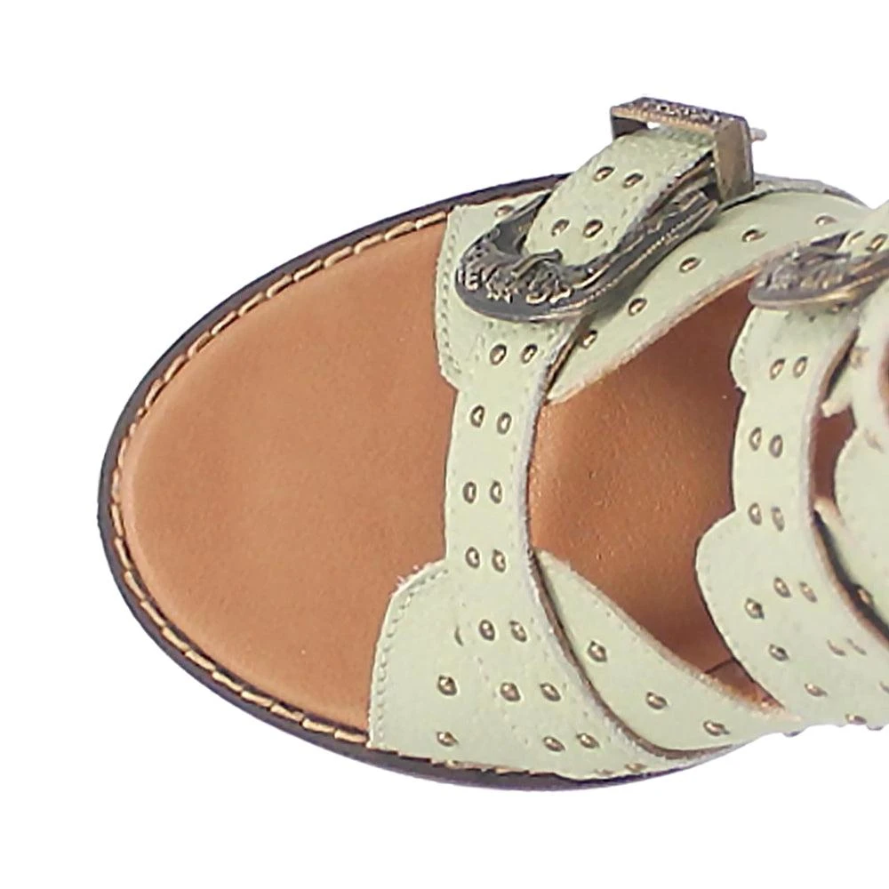 Dingo Ziggy Studded Open Toe Shootie Pumps 4