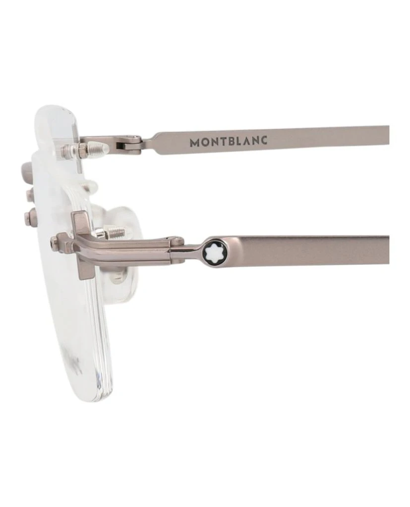 MontBlanc Square-Frame Titanium Optical Frames 4