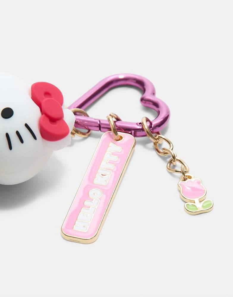 Stradivarius Stradivarius Hello kitty charm key ring in blue 2