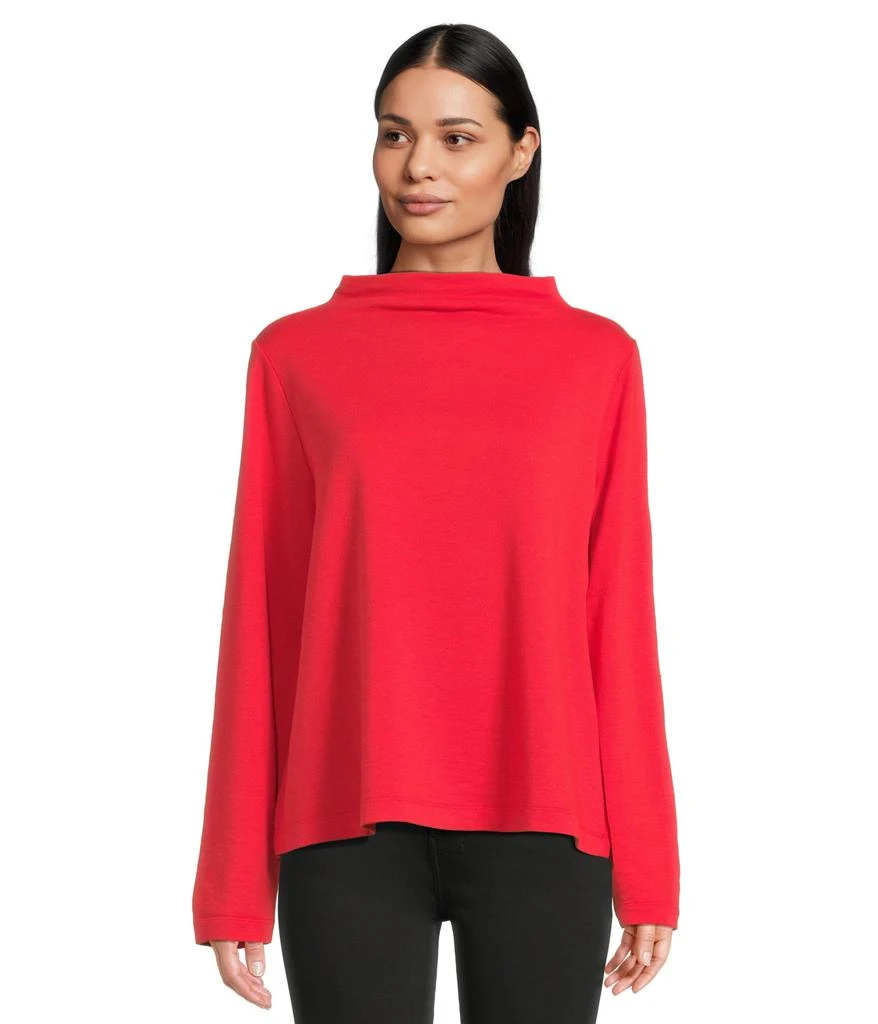 Eileen Fisher Funnel Neck Top 1