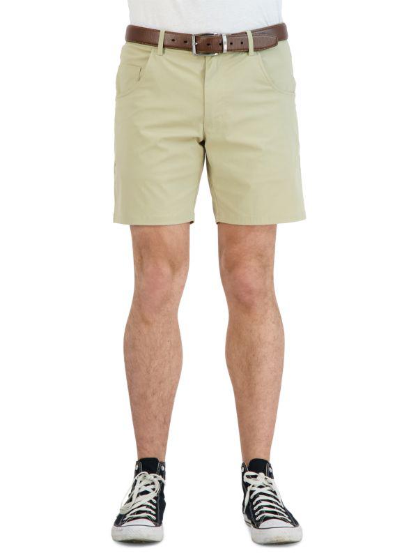 Levinas Performance Tech Stretch Denim Shorts