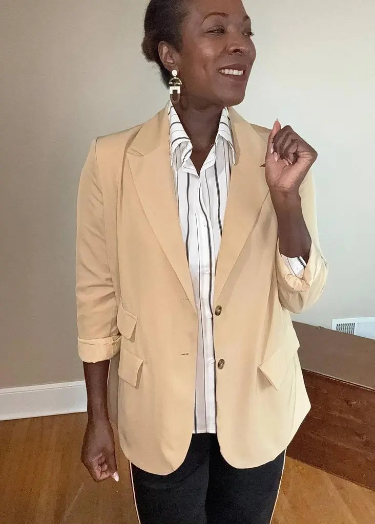 J.NNA J.Nna - Avery Oversized Tailored Blazer