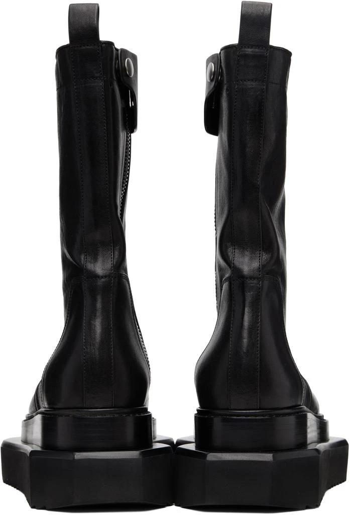 Rick Owens Black Concordians Zipped Turbo Cyclops Boots 2