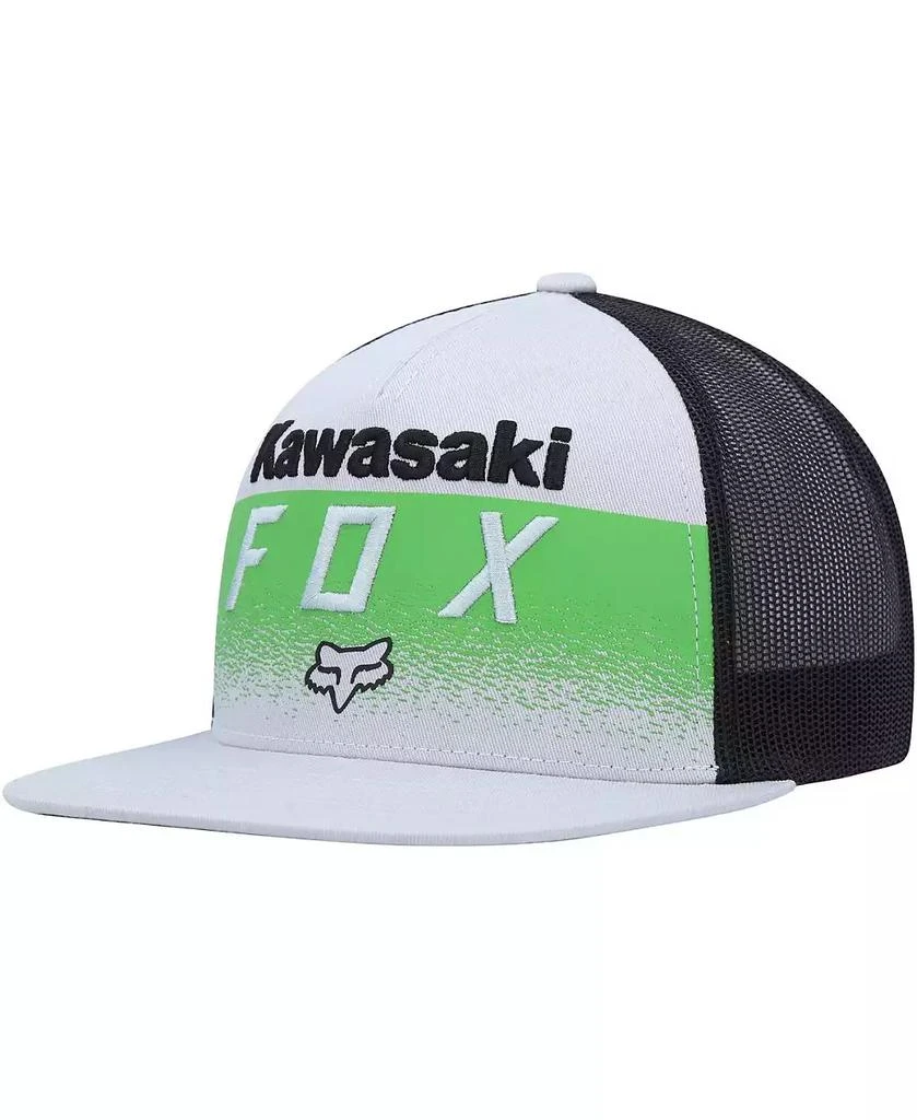 Fox x Kawasaki Men's Gray/Black Snapback Hat 1