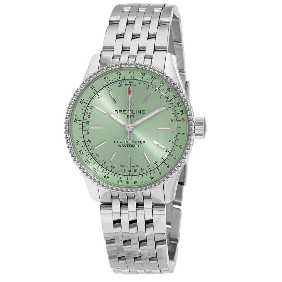 BREITLING Navitimer Automatic Chronometer Green Dial Unisex Watch A17395361L1A1 1