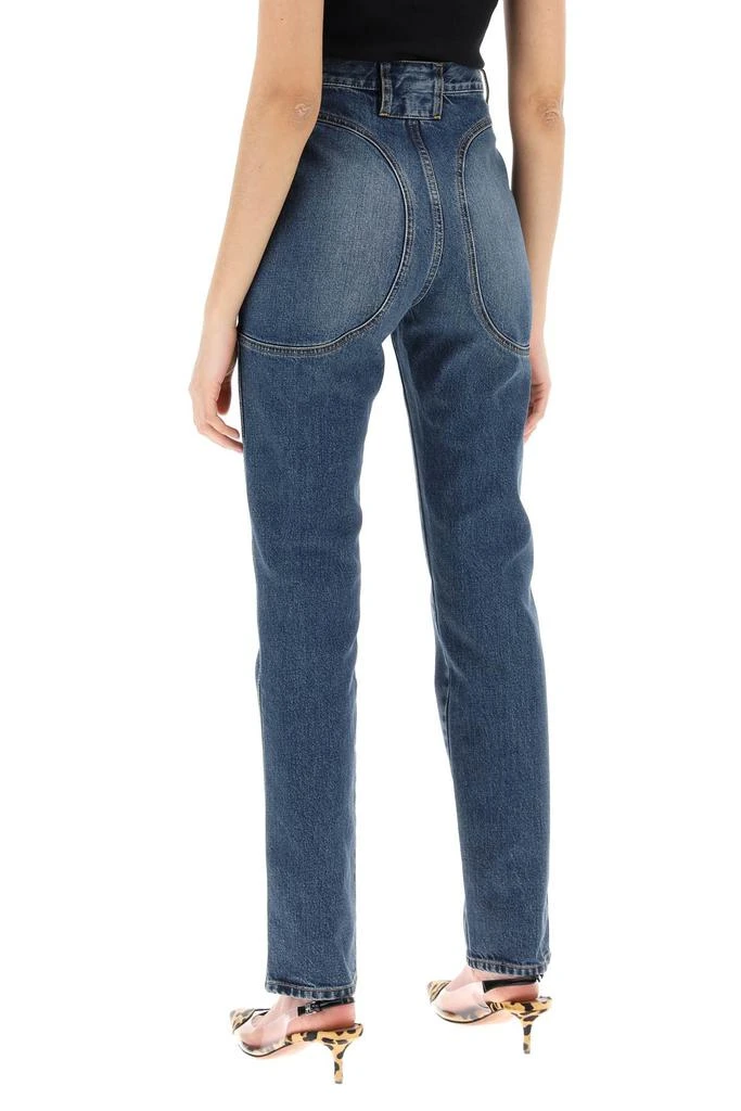 ALAIA high-waisted slim fit jeans 3