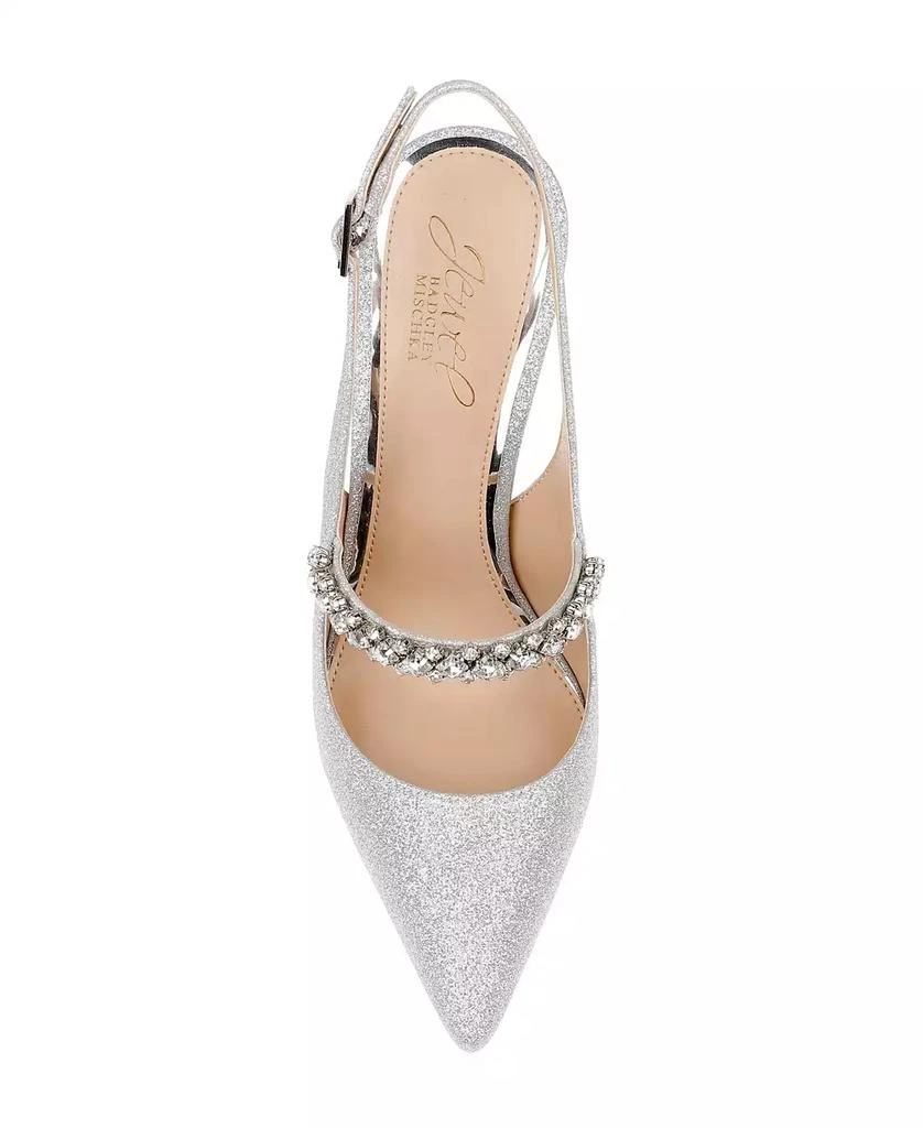 Badgley Mischka Women's Verena Pointed Toe Evening Pumps 4
