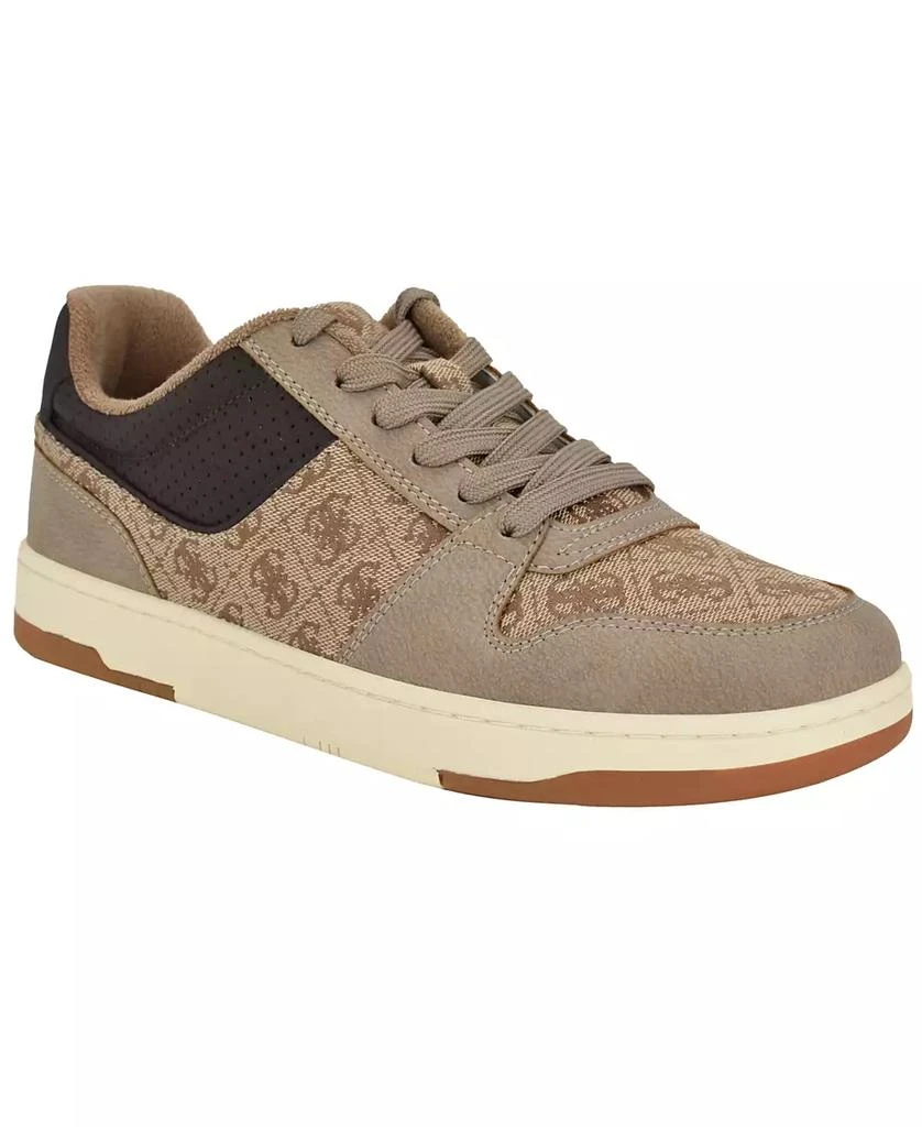 GUESS Men's Tryon Branded Lace Up Fashion Sneakers 1