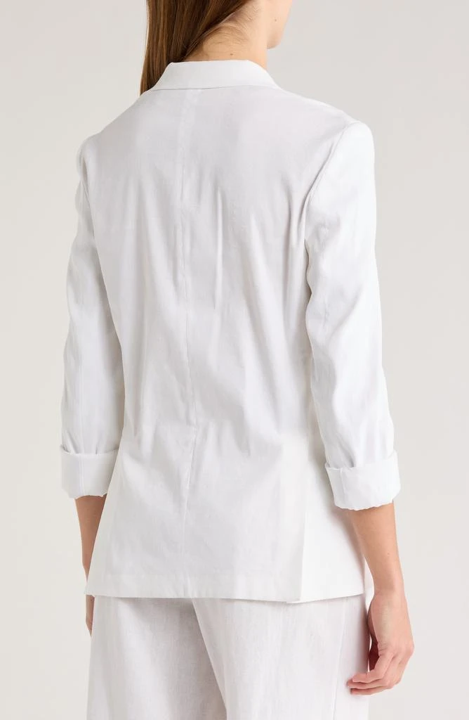 Theory Rolled Sleeve Linen Blend Blazer 2