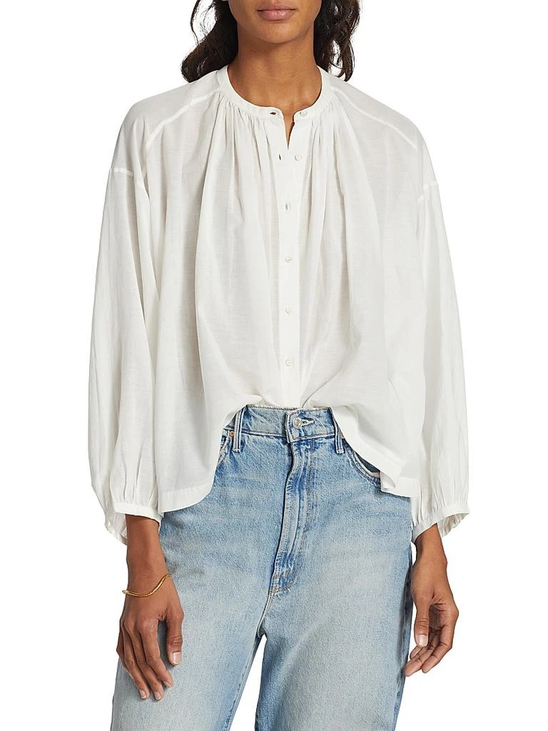 DÔEN Jane Shirred Blouse 3