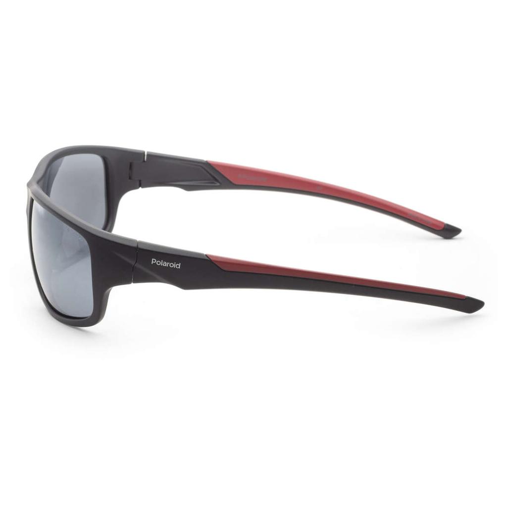 Polaroid Polaroid Men's Grey Rectangular Polarized Sunglasses