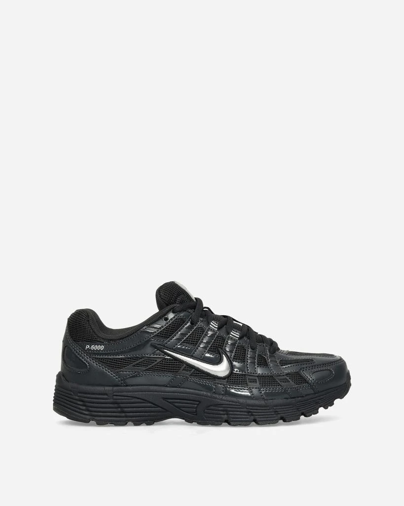 NIKE Women's P-6000 Sneakers Off-Noir / Metallic Silver 1