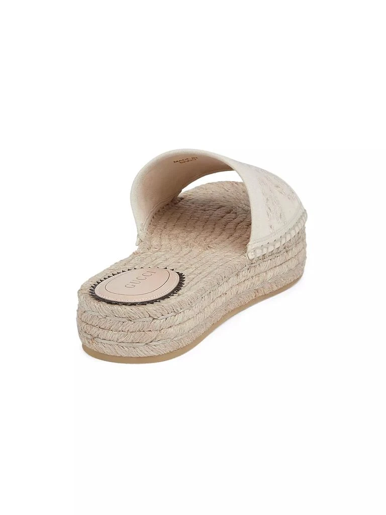Gucci Damita Logo Eyelet Canvas Espadrilles 3