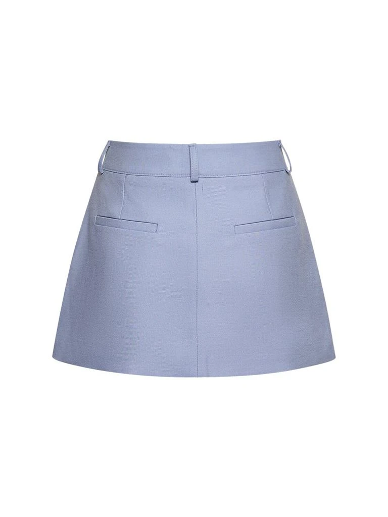 THE FRANKIE SHOP Isle Linen Blend Mini Skirt 4