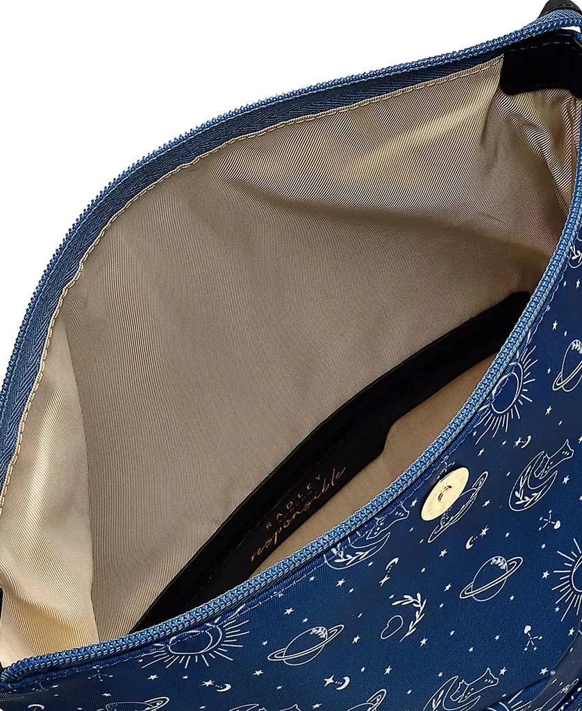 Radley 24/7 Cosmic Dog Small Nylon Flapover Crossbody Bag 3