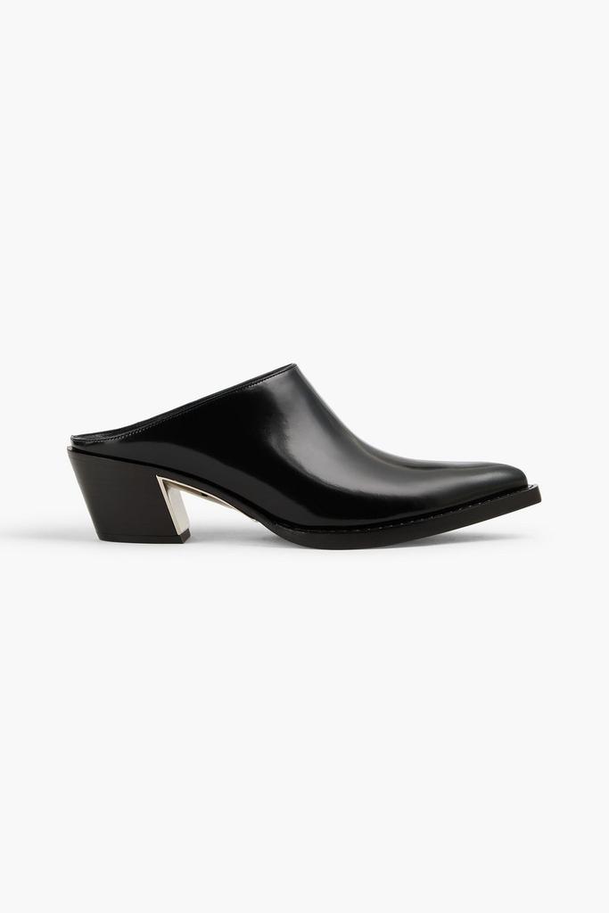 3.1 Phillip Lim Downtown glossed-leather mules