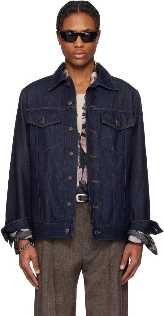 Shop Black Waxed Denim Jacket on Sale at BeyondStyle – Get