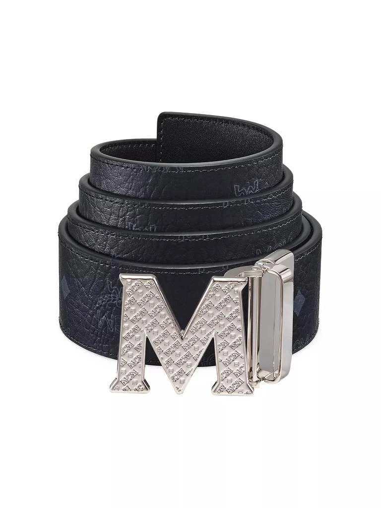 MCM Claus Reversible Logo Engraved Belt 1