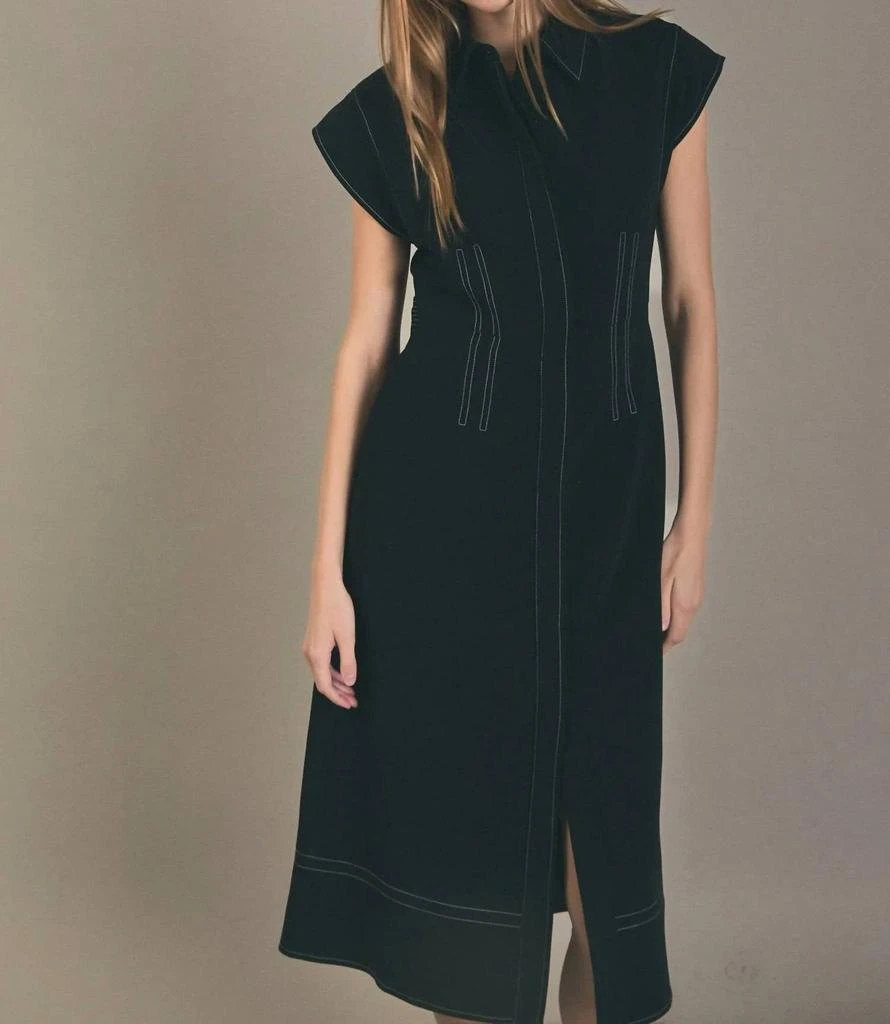 English Factory English Factory - Modern Structure Midi Dress 5