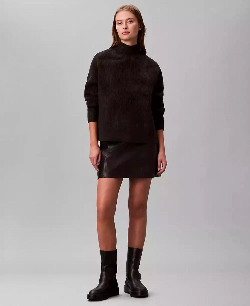 Calvin Klein Women
s Relaxed Turtle Neck Sweater 4