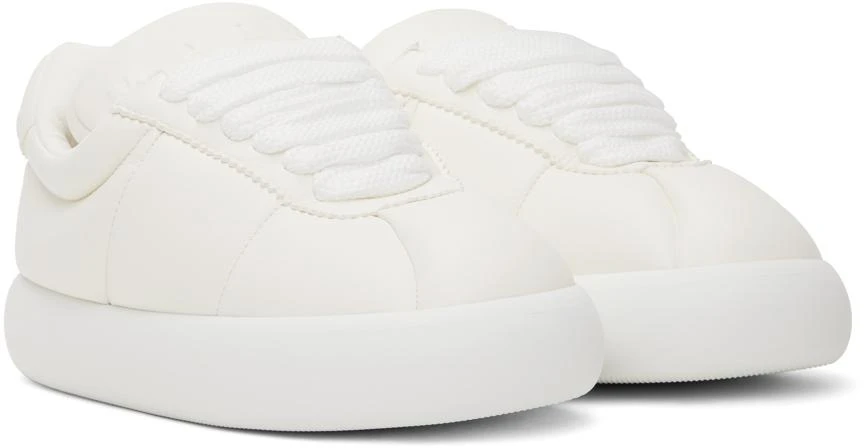 Marni White Leather Bigfoot 2.0 Sneakers 4