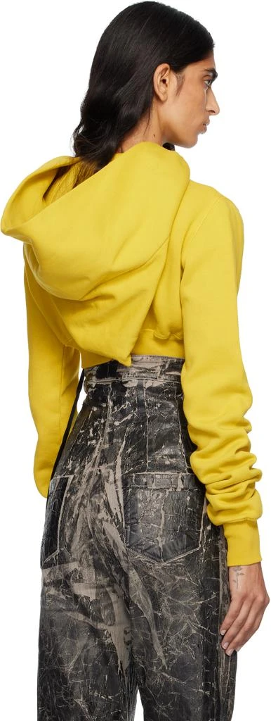 Rick Owens Yellow Concordians Micro Mountain Hoodie 3