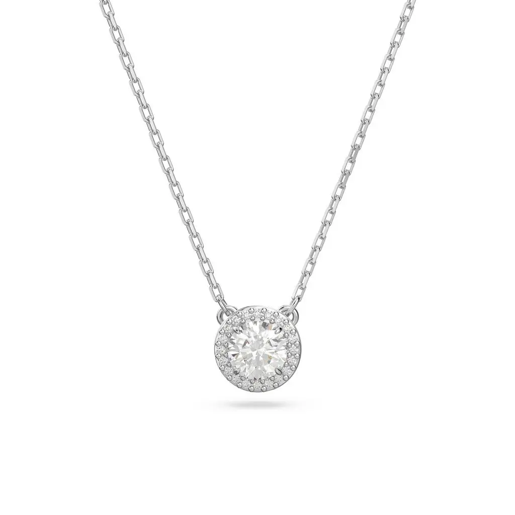 Swarovski Constella pendant round cut pave white rhodium plated 4