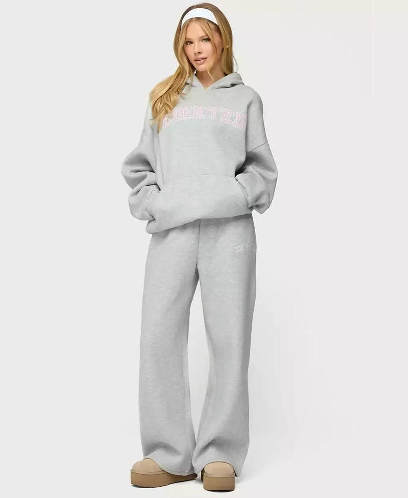 Edikted Women
s Lover Wide Leg Sweatpants 3