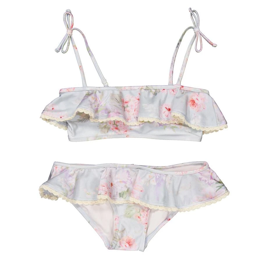 Zimmermann Girls All-Over Floral Print Bikini 1