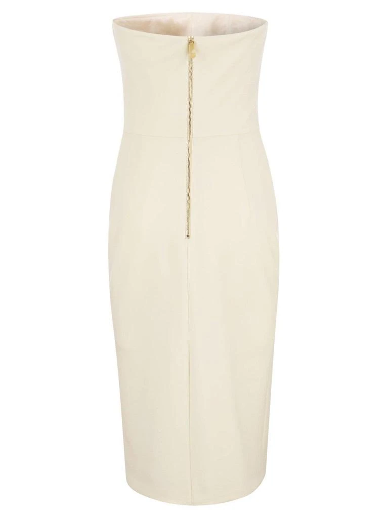 slim fit dress slacks Form-Fitting One-Shoulder Long Dress 6802H by Atria Navy / XSmall