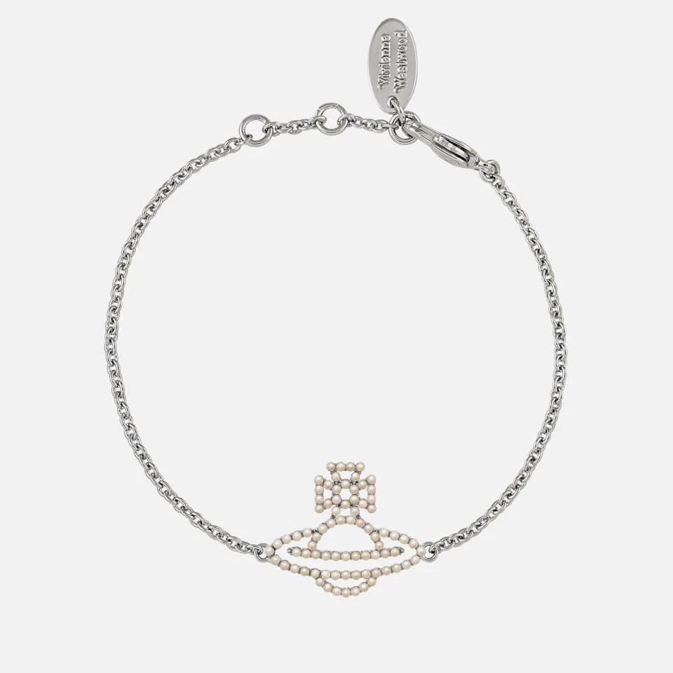 Vivienne Westwood Vivienne Westwood Isla Faux-Pearl Silver-Tone Bracelet 1
