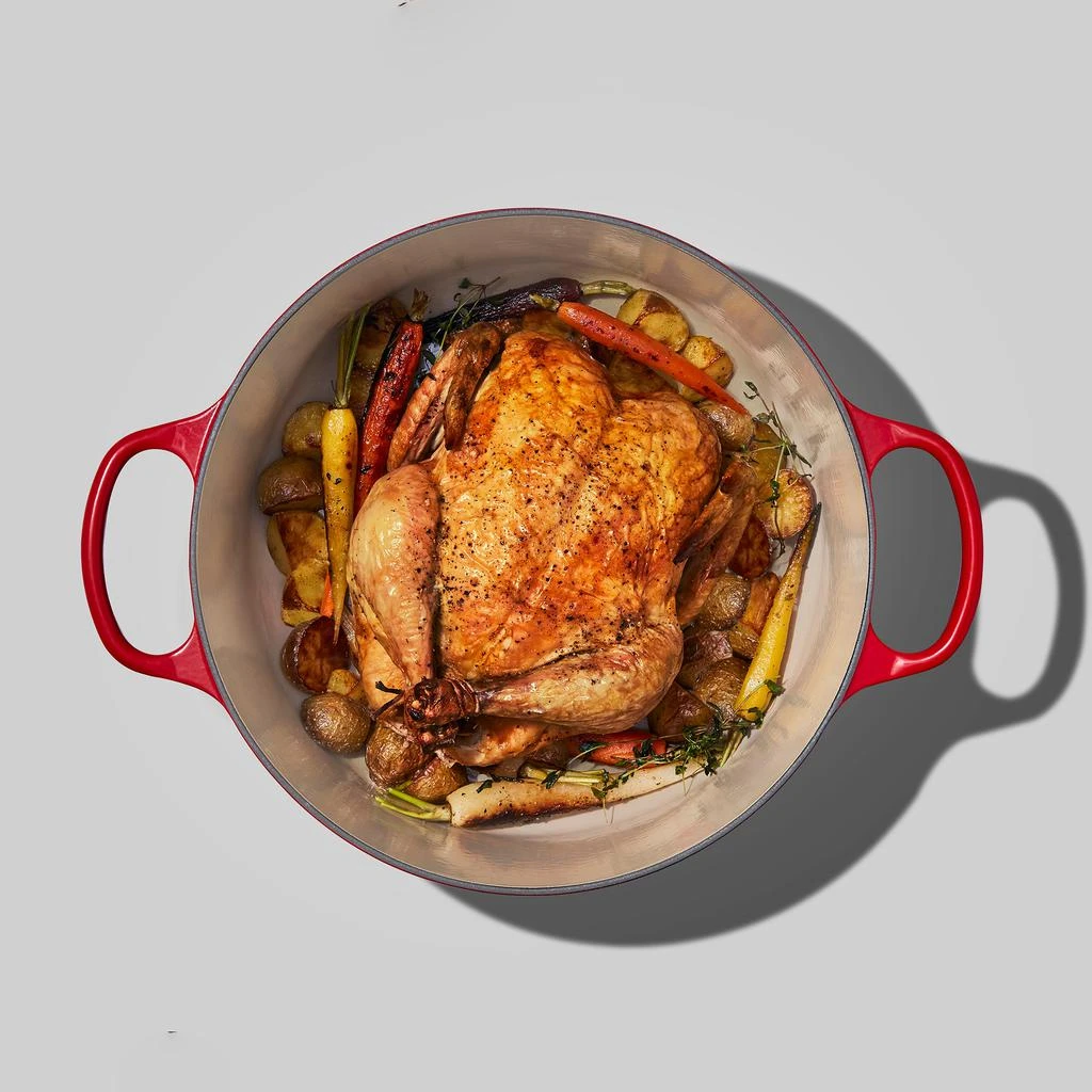 Le Creuset Signature Cast Iron Round Casserole - 24cm - Bamboo Green 2
