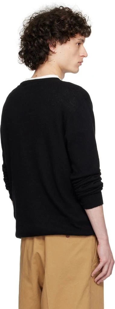 Merz b. Schwanen Black SKCN02 Knitted Longsleeve Sweater 3