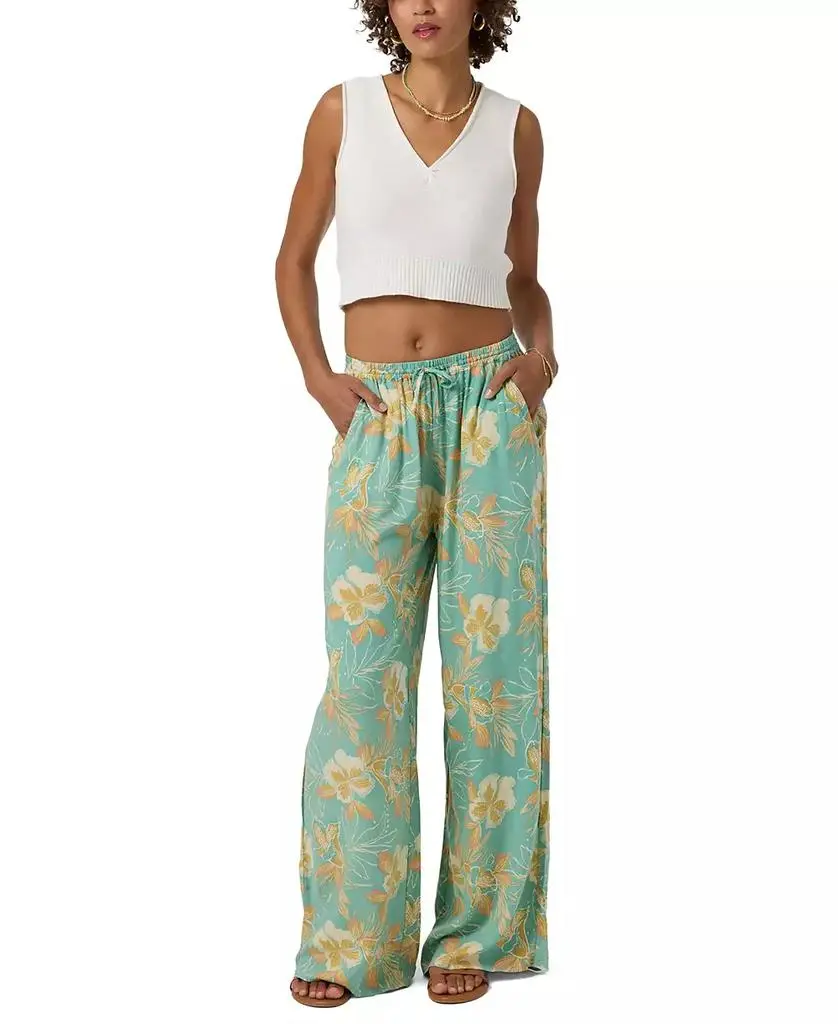 O'Neill Women's Viscose Rosalie Tiki Printed Pants